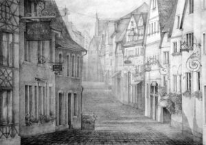 Картина Ротенбург об дер Таубер.